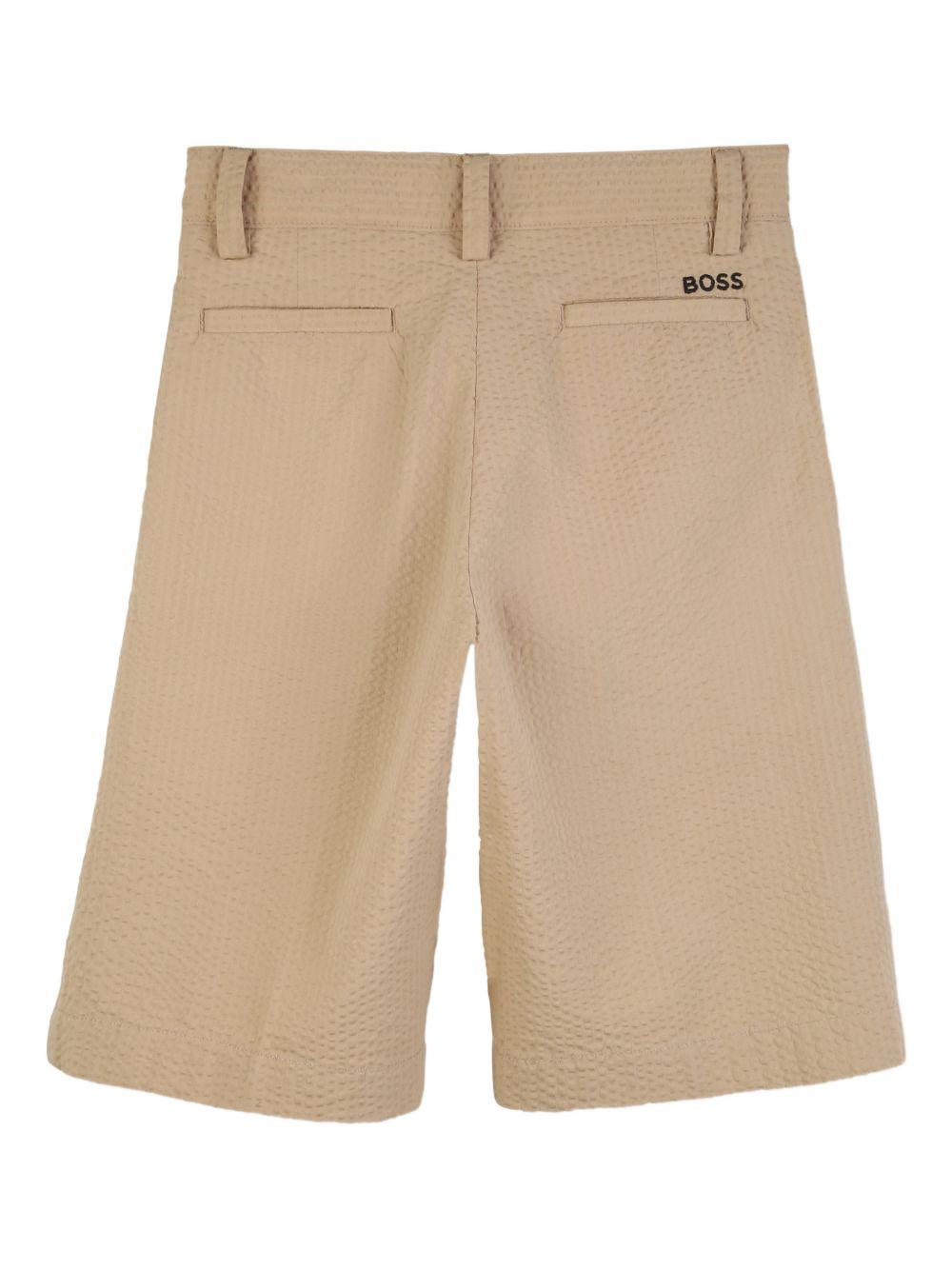 Bermuda marrone chiaro per bambino J52923 249 Boss Kids 