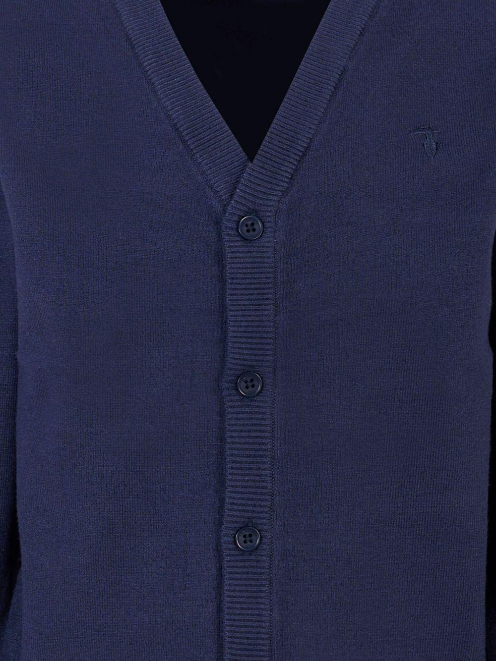 Cardigan blu per bambino TBA25010CD PEA Trussardi Kids 