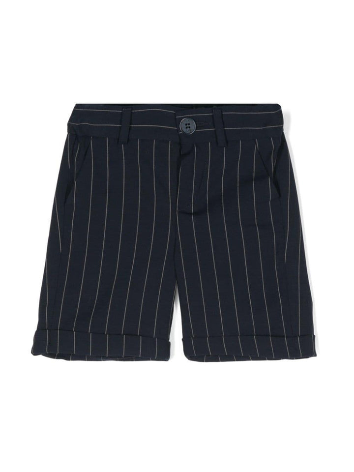 Blue Bermuda shorts for newborns