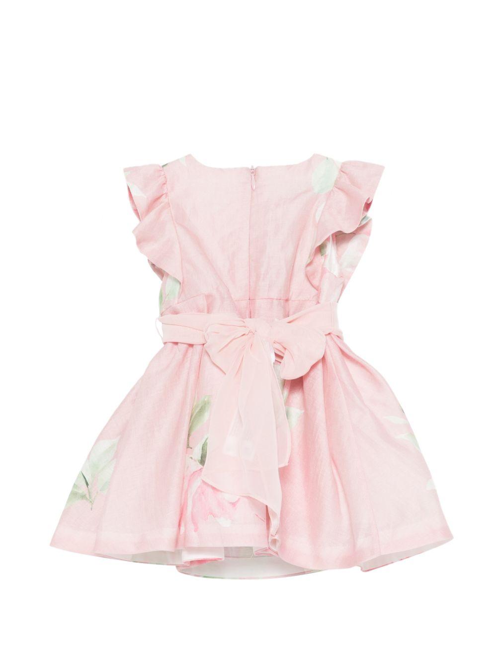 Abito rosa per neonata 5007 006 Abel & Lula 