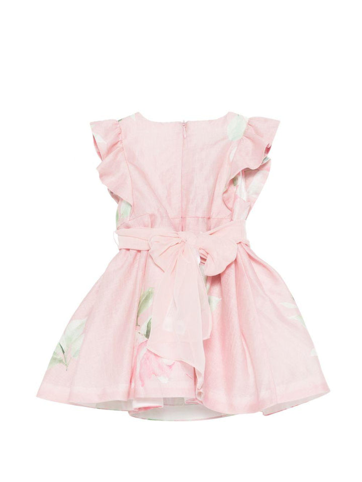 Abito rosa per neonata 5007 006 Abel & Lula 