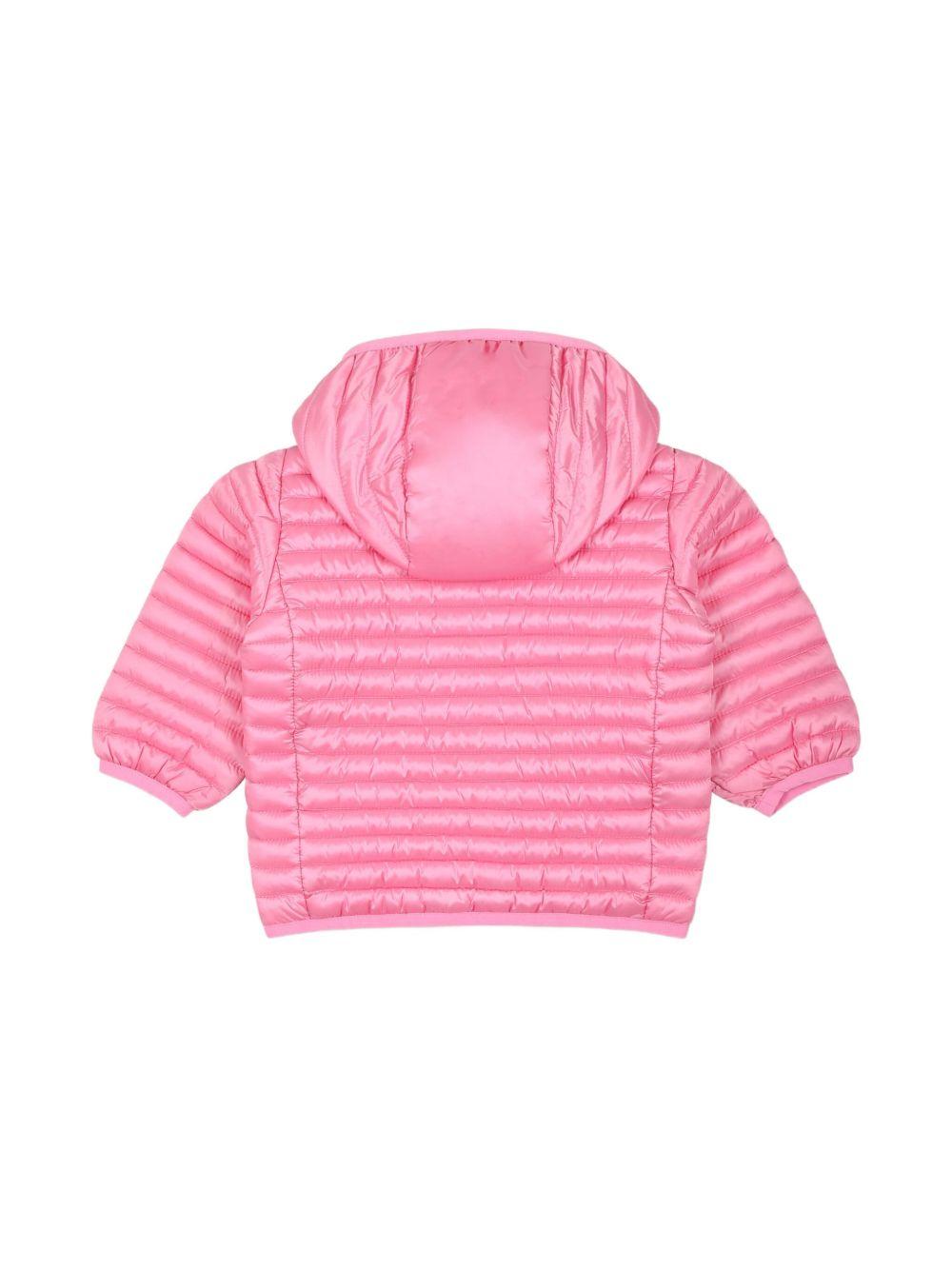 Giubbotto rosa per neonata