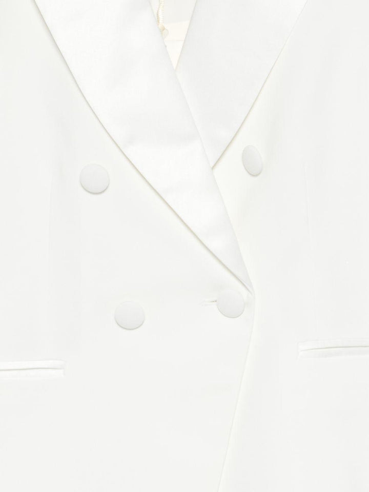 Blazer bianco per bambina 261GJ2Q55 00526 Twin Set 