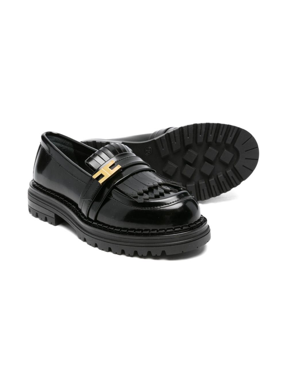 Scarpe nere per bambina F4A4E03981259 930 Elisabetta Franchi Kids 