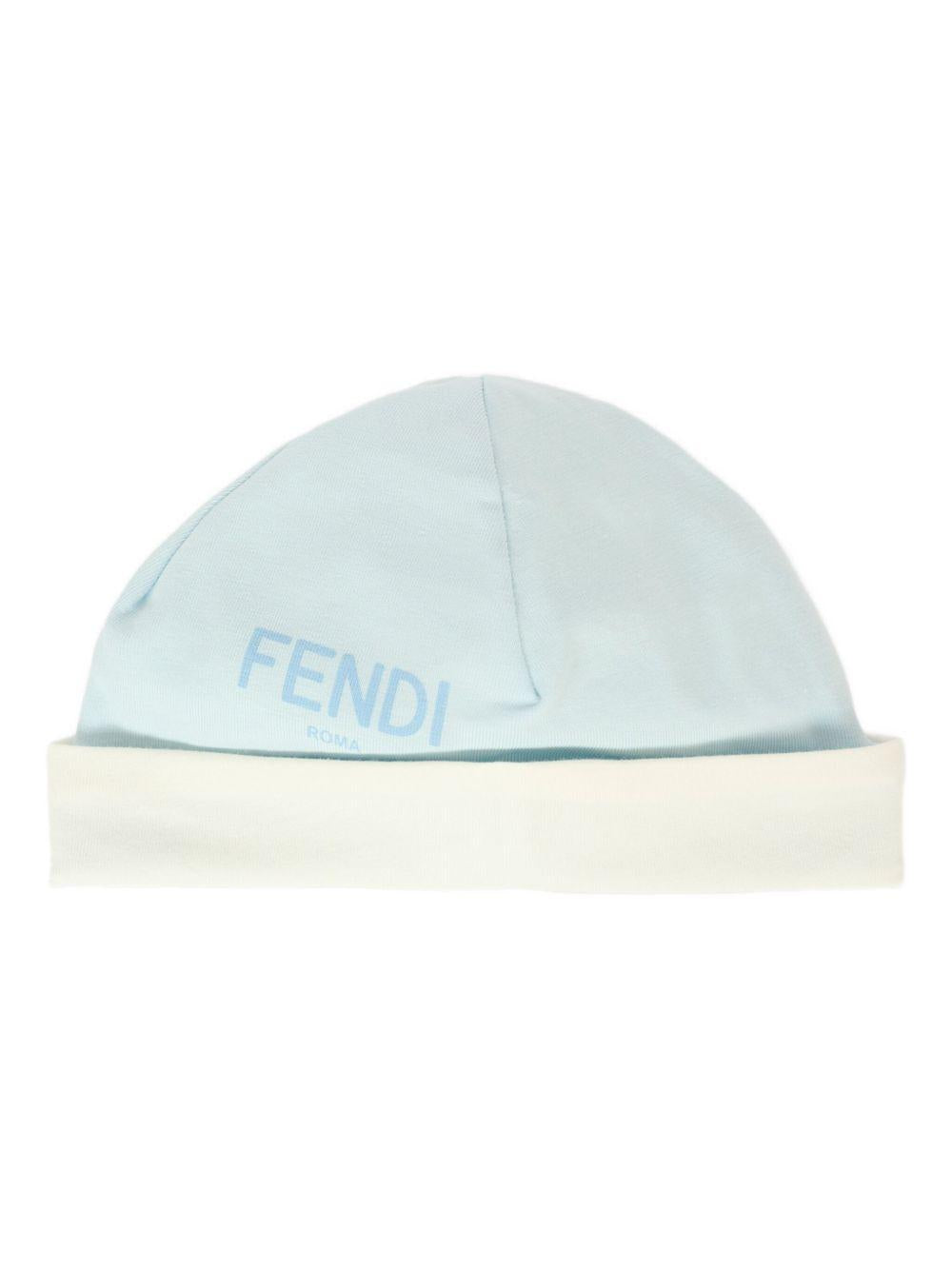 Tutina azzurra per neonato BUK141ST8 F19J4 Fendi Kids 