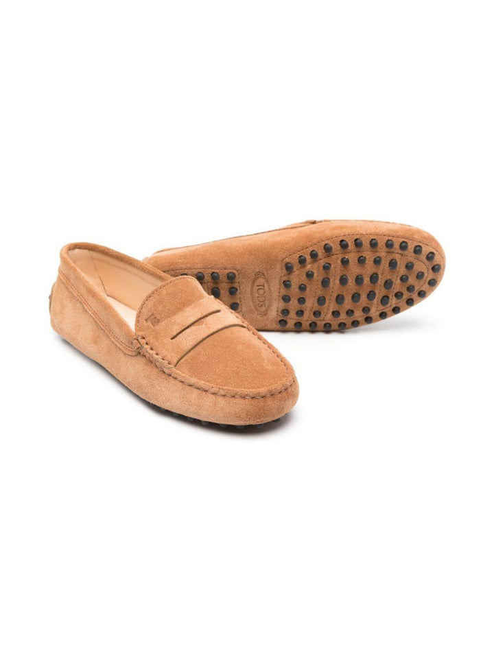 Camel moccasins for children