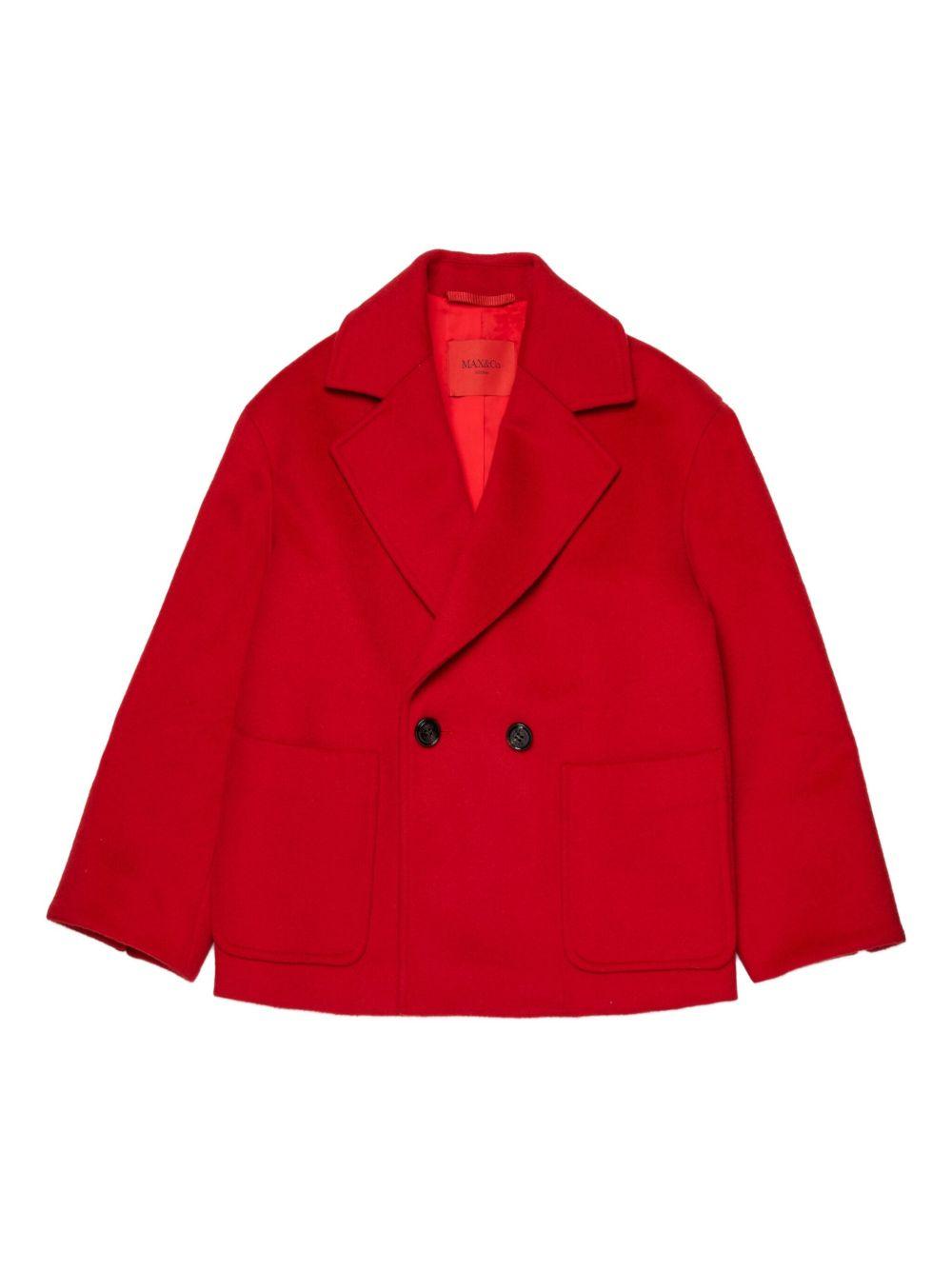 Cappotto rosso per bambina MX0229MX052 MX400 Max&co Kids 