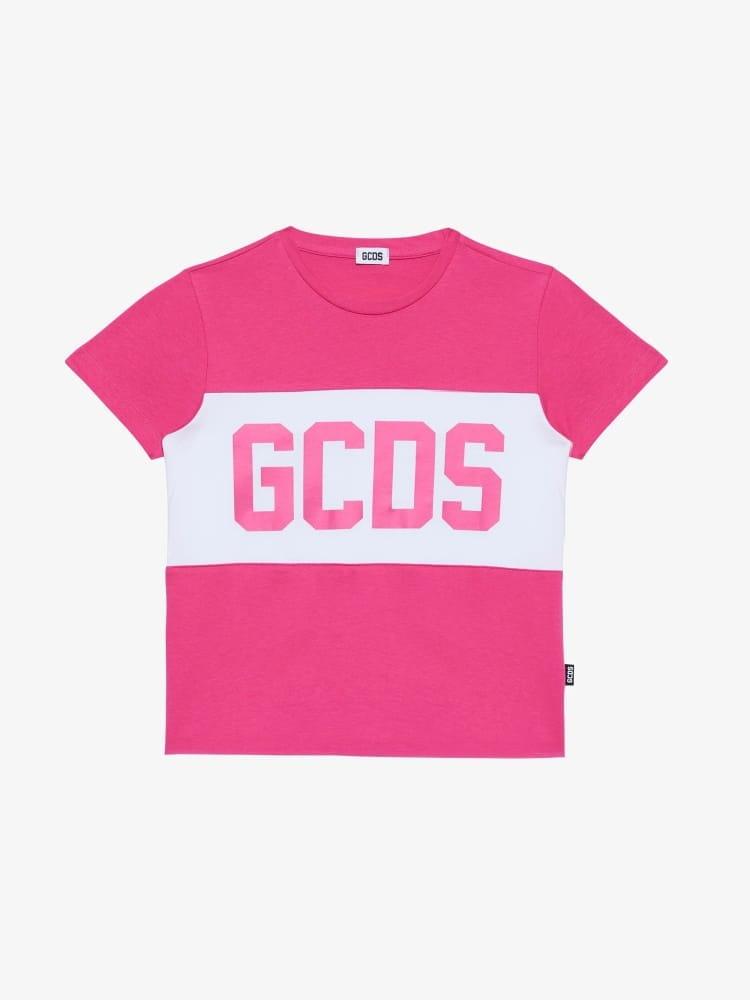 T-shirt fuscia per bambina Z0UJQC585J105 566A Gcds Kids 