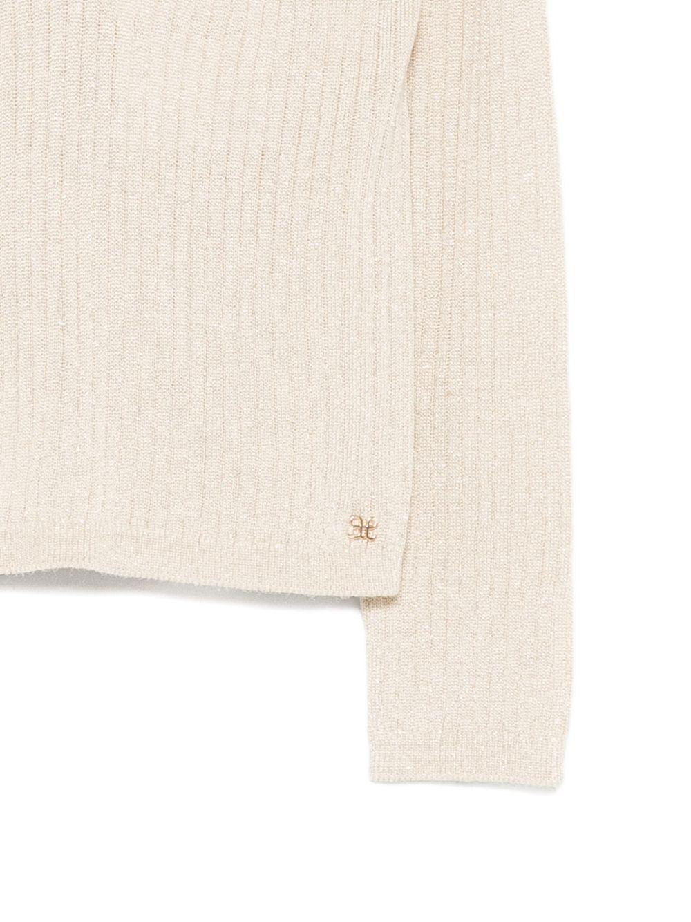 Maglione bianco crema per bambina 5836 090 Abel & Lula 