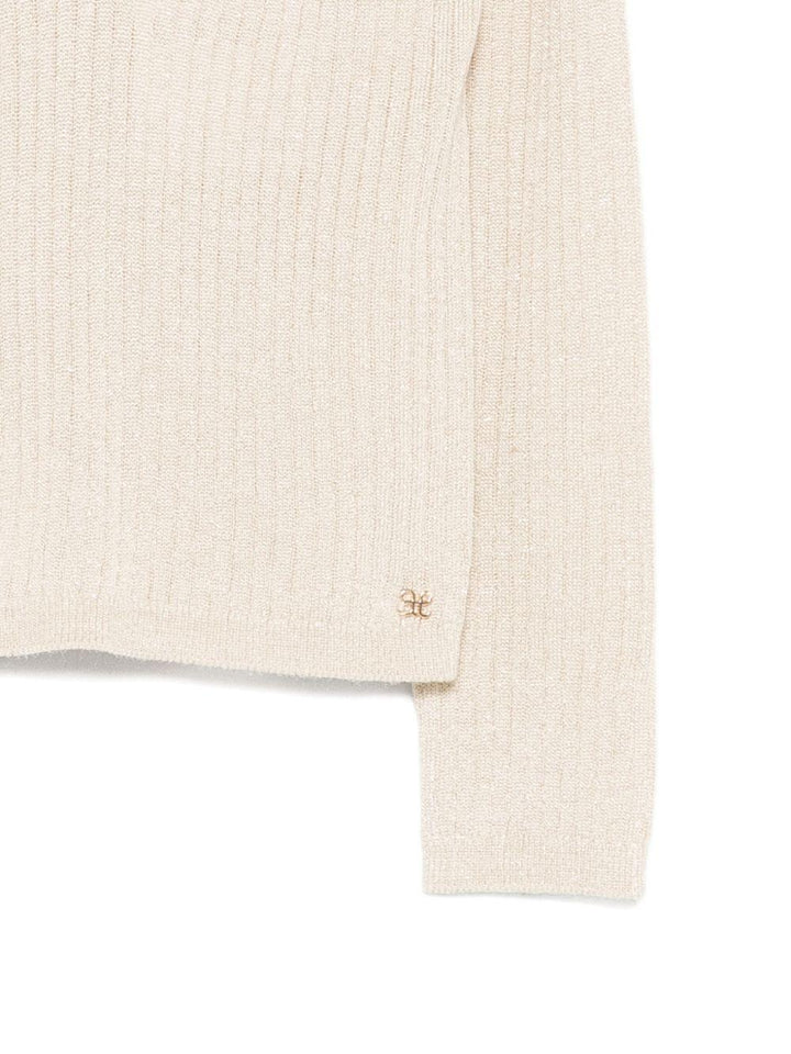 Maglione bianco crema per bambina 5836 090 Abel & Lula 