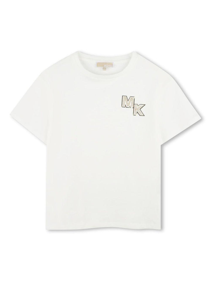T-shirt bianca per bambina