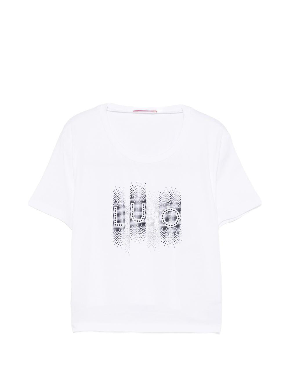 T-shirt bianco per bambina GA6187JS003 10601 Liu Jo 