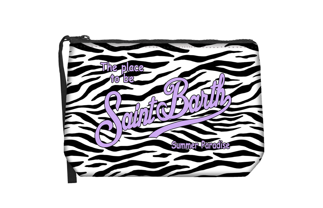 Pochette bianca nera per bambina ALIN001 03322L MC2 Saint Barth Kids 