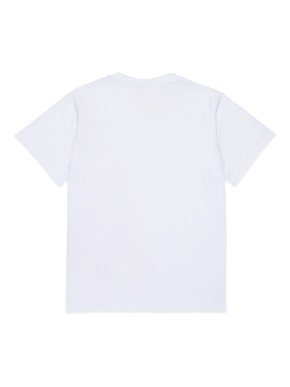 T-shirt bianca per bambino J0273700YI9 K100 Diesel Kids 