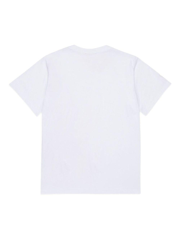 T-shirt bianca per bambino J0273700YI9 K100 Diesel Kids 