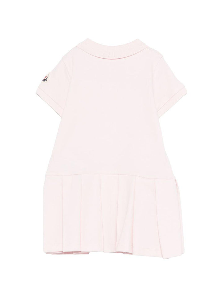Abito rosa chiaro per neonata 9518I000088496F 505 Moncler Kids 