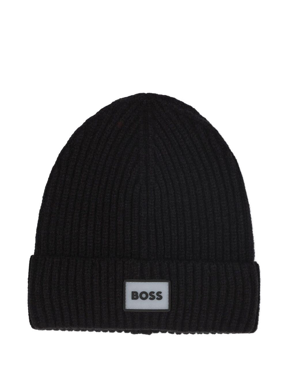 Cappello nero per bambino J52618 09B Boss Kids 