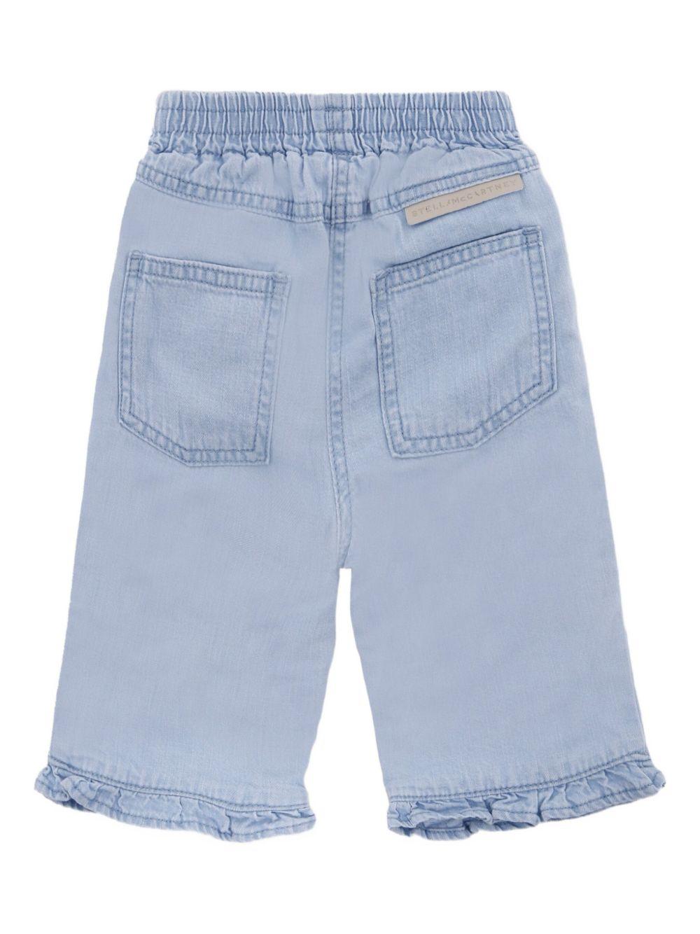 Jeans azzurro chiaro per neonata