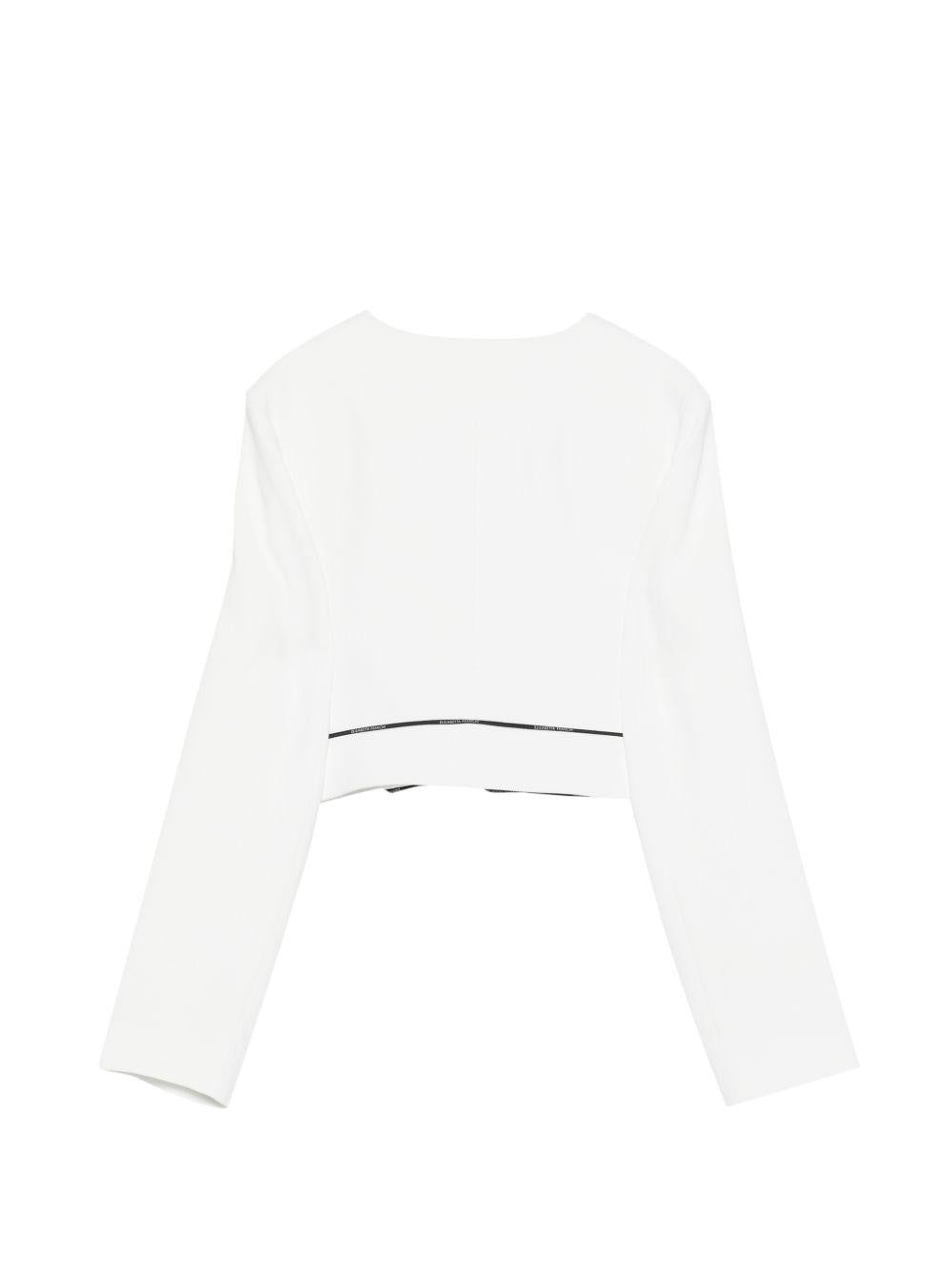 Giacca bianca per bambina EFGC0730GA022 0100 Elisabetta Franchi Kids 