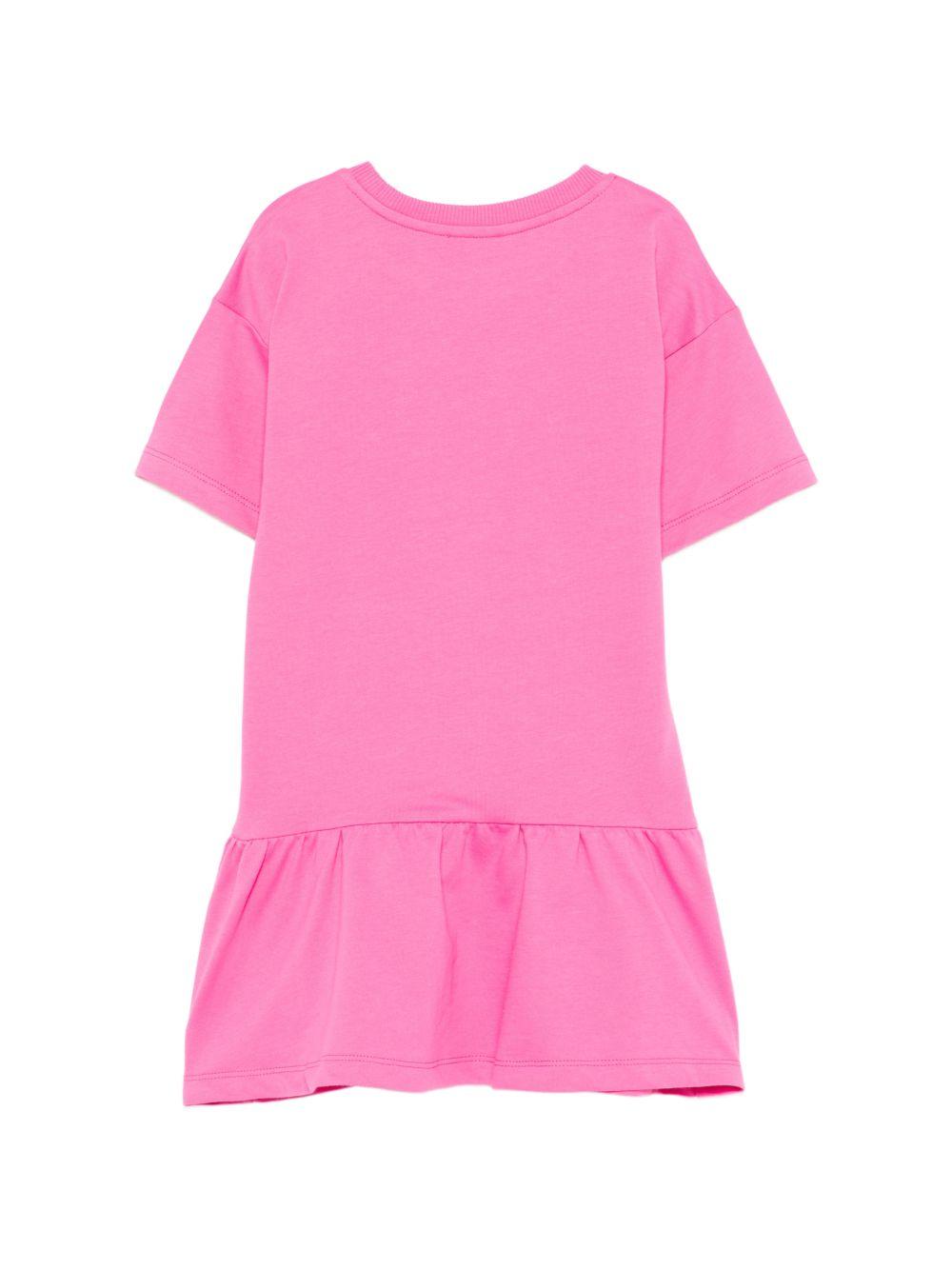 Abito rosa per bambina HDV0HLLCA19 50533 Moschino Kids 