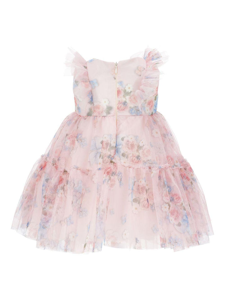 Abito rosa chiaro per neonata 31G9027655 0090 Monnalisa Kids 