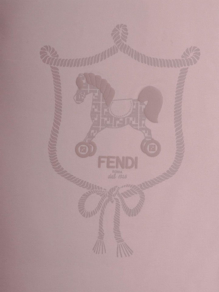 Coperta rosa chiaro per neonata BUJ3288RA F19J5 Fendi Kids 