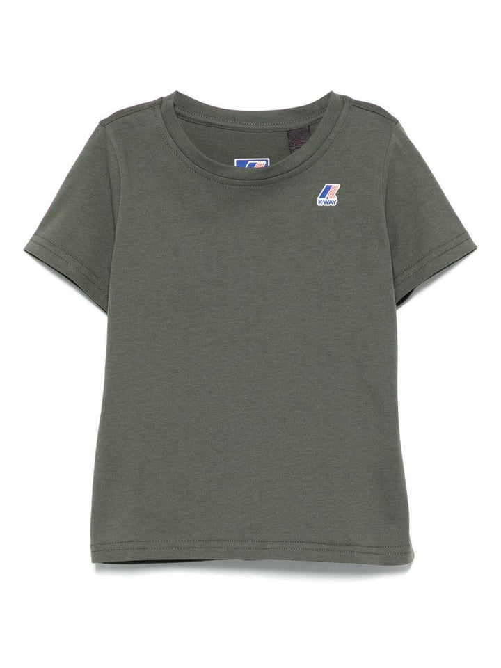 T-shirt verde edera per bambino