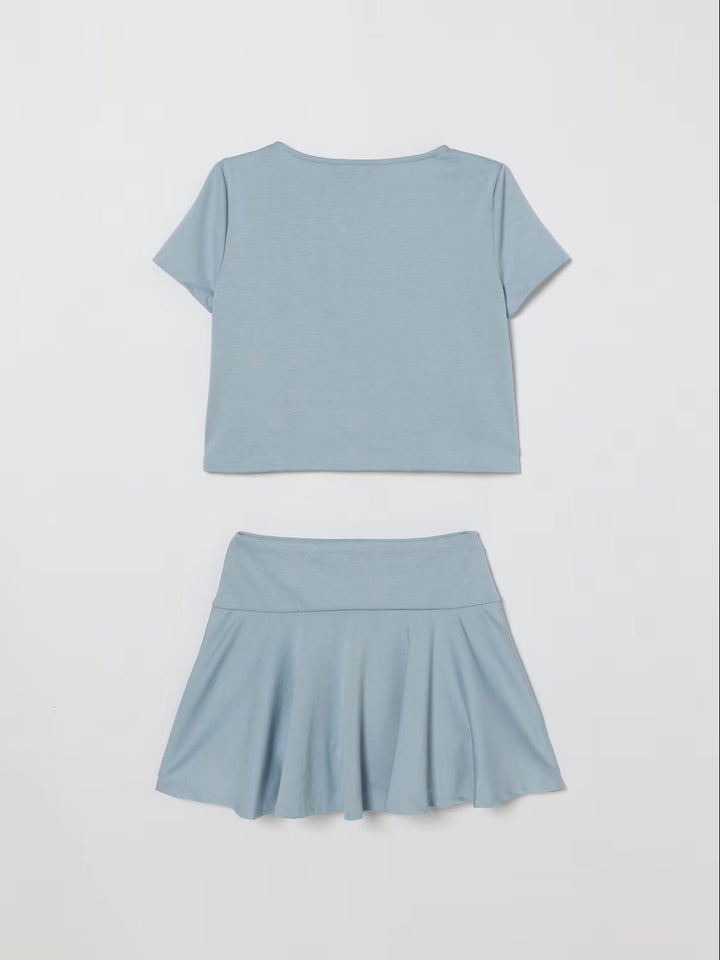 Completo celeste per bambina 312965215 501 Ralph Lauren Kids 