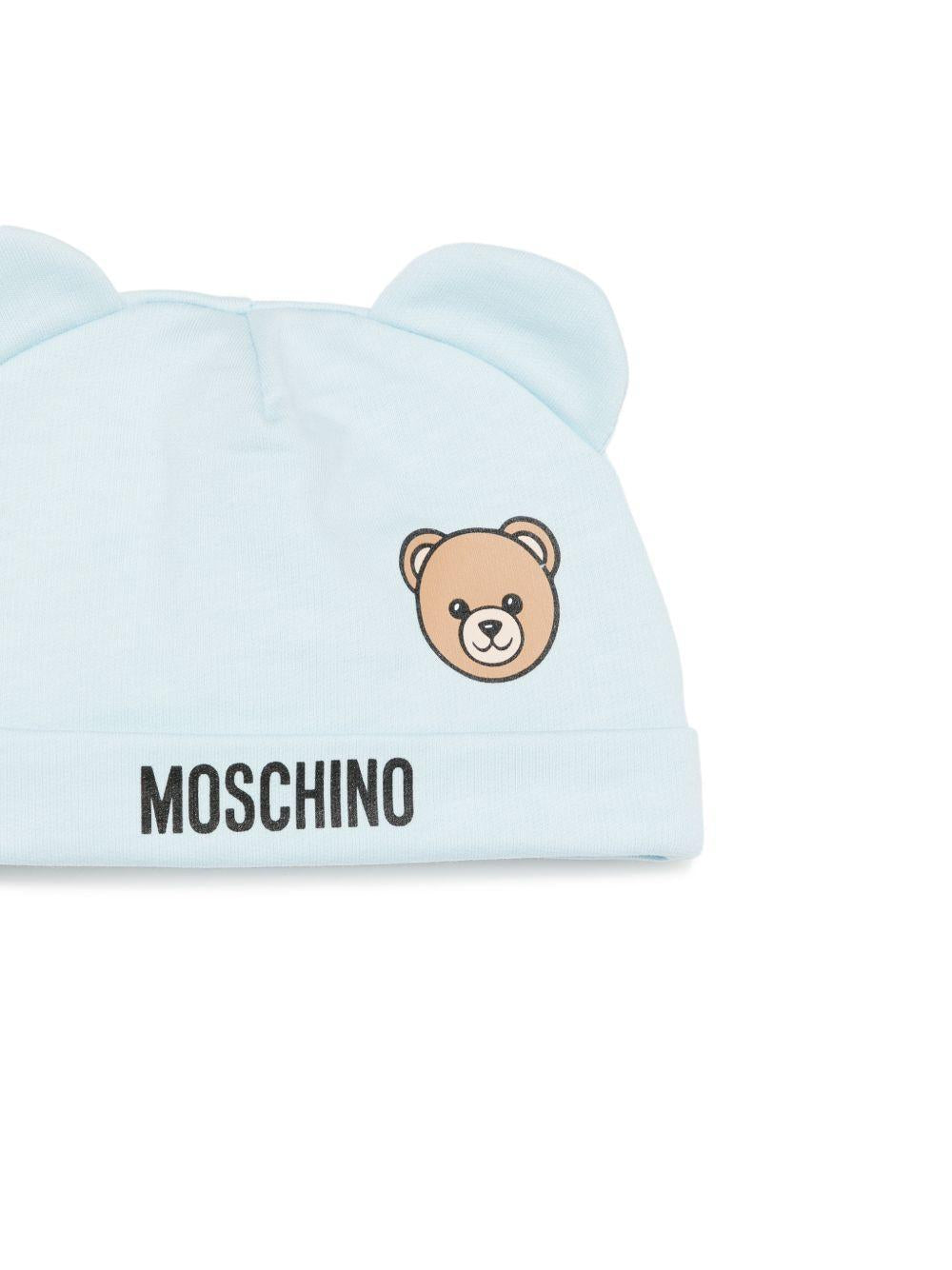 Tutina azzurra per neonato MUY097LCA19 40304 Moschino Kids 