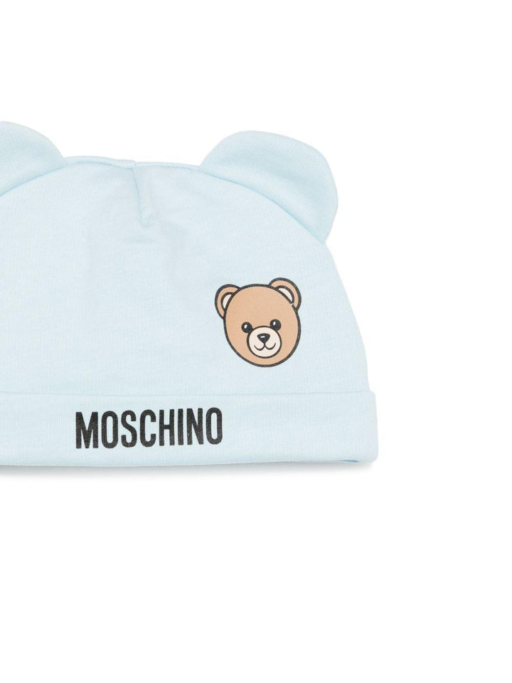 Tutina azzurra per neonato MUY097LCA19 40304 Moschino Kids 