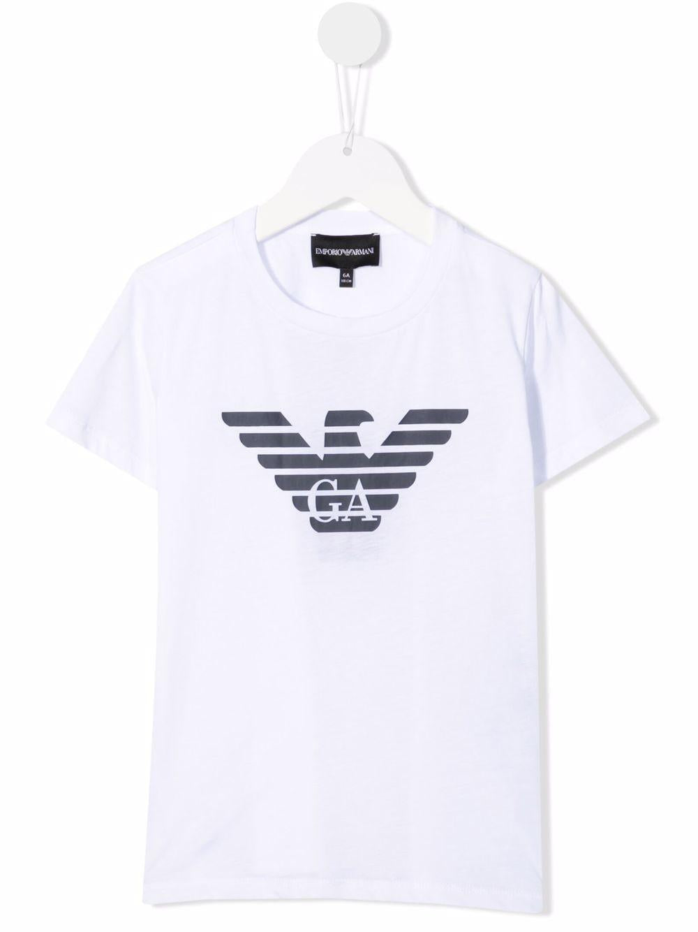 White cotton t-shirt for children