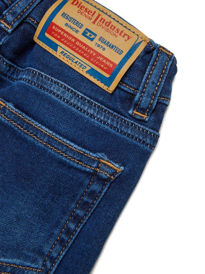 Jeans blu navy per neonato K00312KXBQG K01 Diesel Kids 