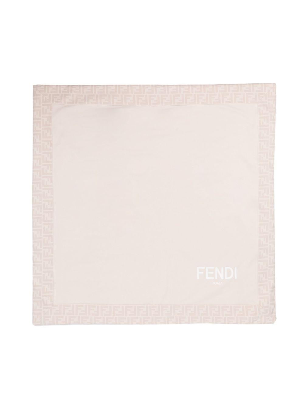 Coperta beige per neonato BUJ267AQT8 F19J5 Fendi Kids 