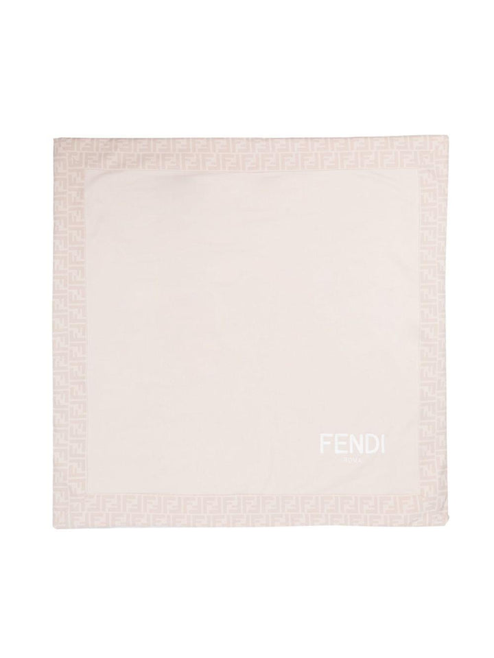 Coperta beige per neonato BUJ267AQT8 F19J5 Fendi Kids 