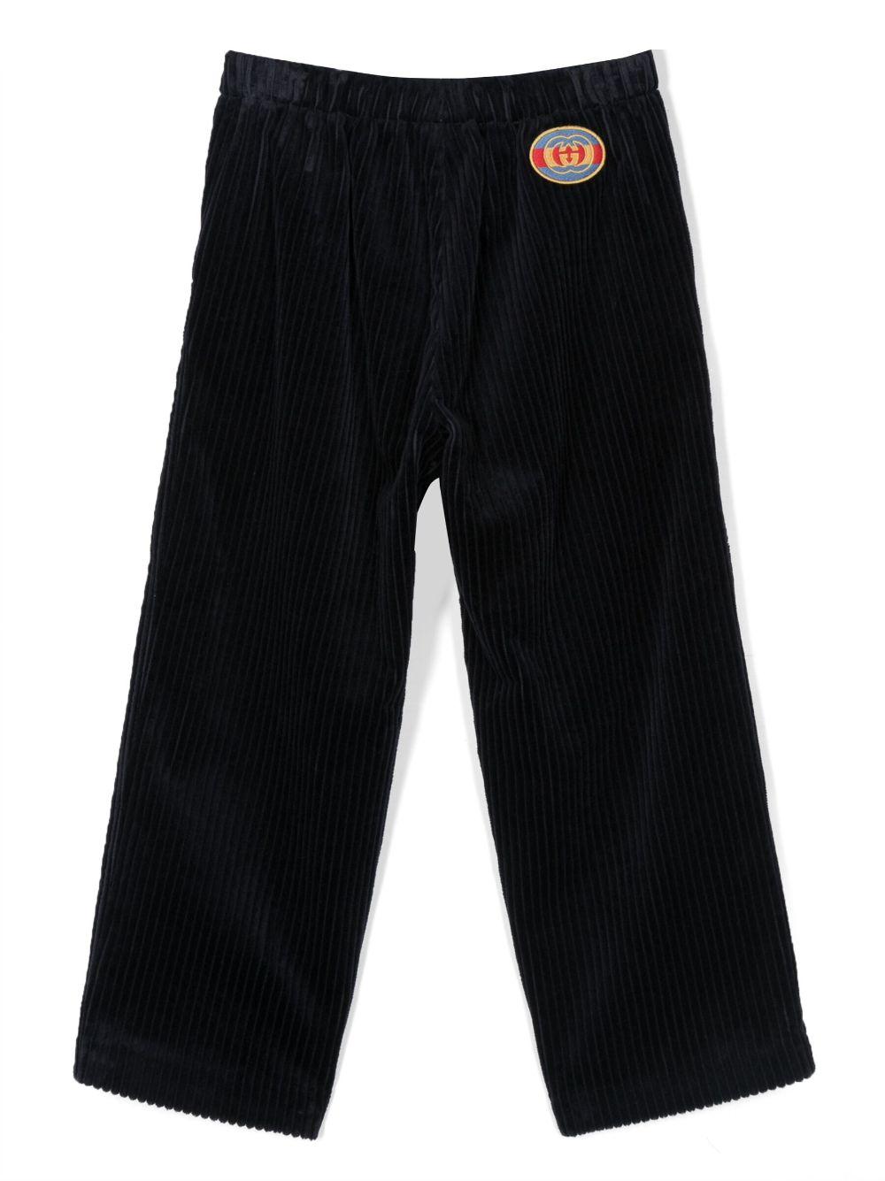 Blue trousers for girls