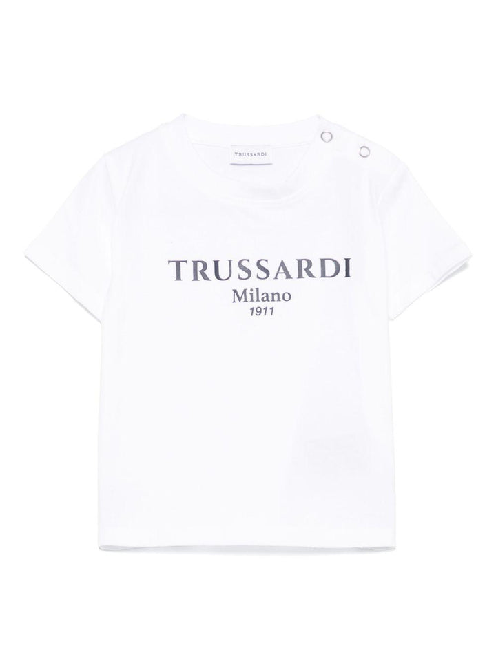 T-shirt bianca per neonato