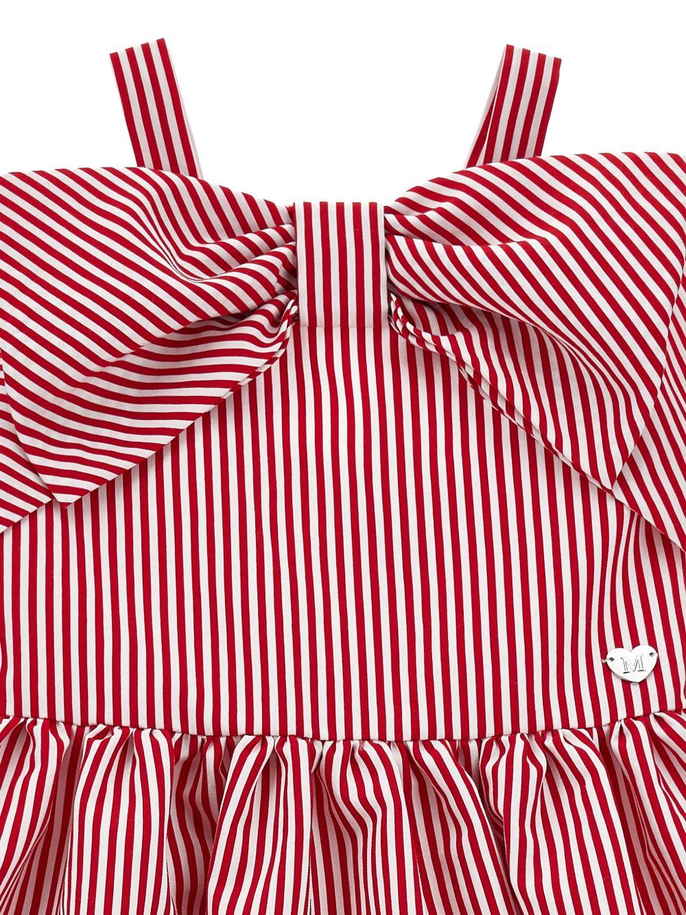 Abito rosso per bambina 11G9147315 9944 Monnalisa Kids 