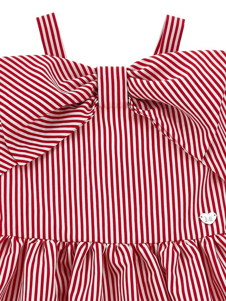 Abito rosso per bambina 11G9147315 9944 Monnalisa Kids 