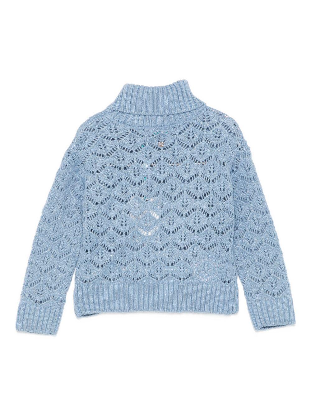 Maglione blu per bambina 5830 004 Abel & Lula 