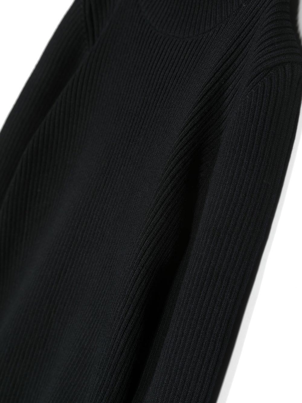 Maglione per bambina in cashmire nero EFMA95CFL167KE019 N010 Elisabetta Franchi Kids 