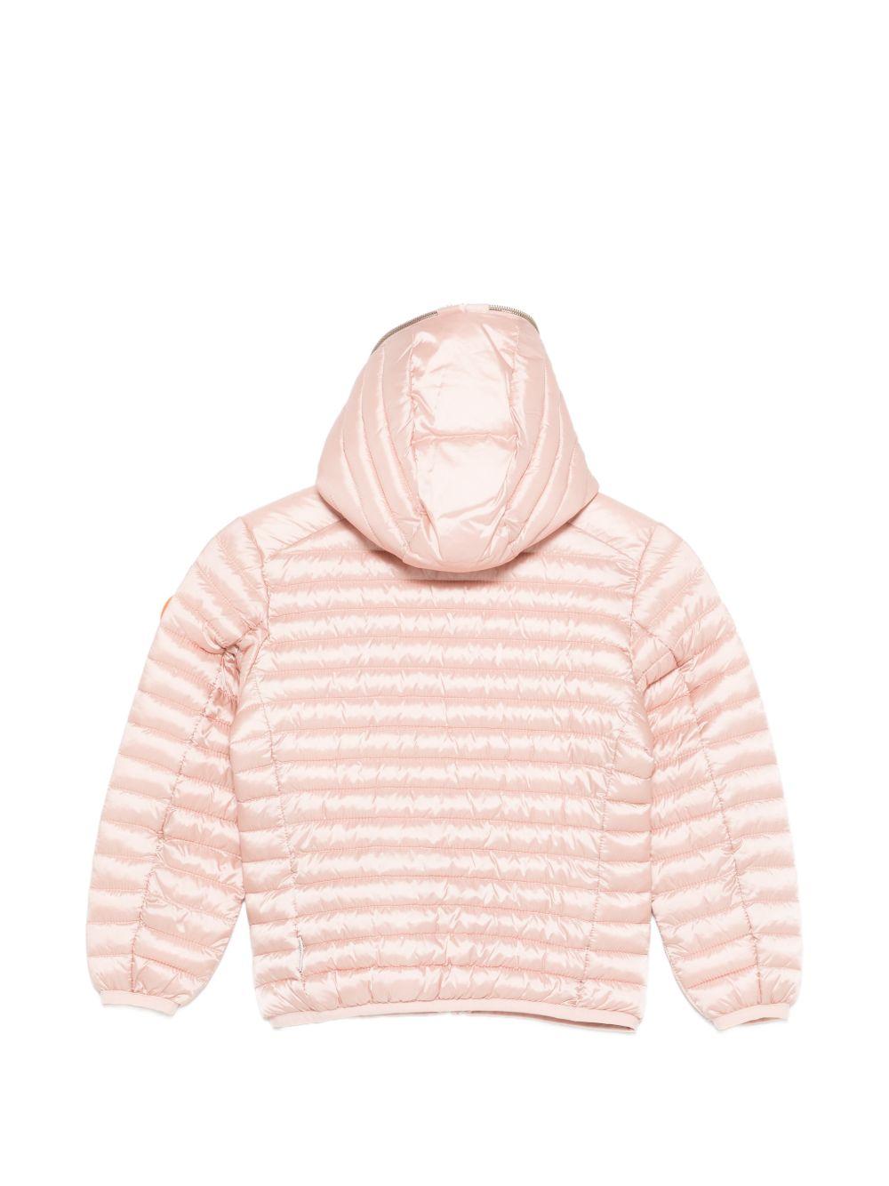 Giubbotto rosa chiaro per bambina J32310GIRIS22 80043 Save The Duck Kids 