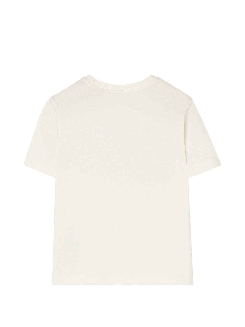 T-shirt bianca per bambino 8125836 A2014 Burberry Kids 