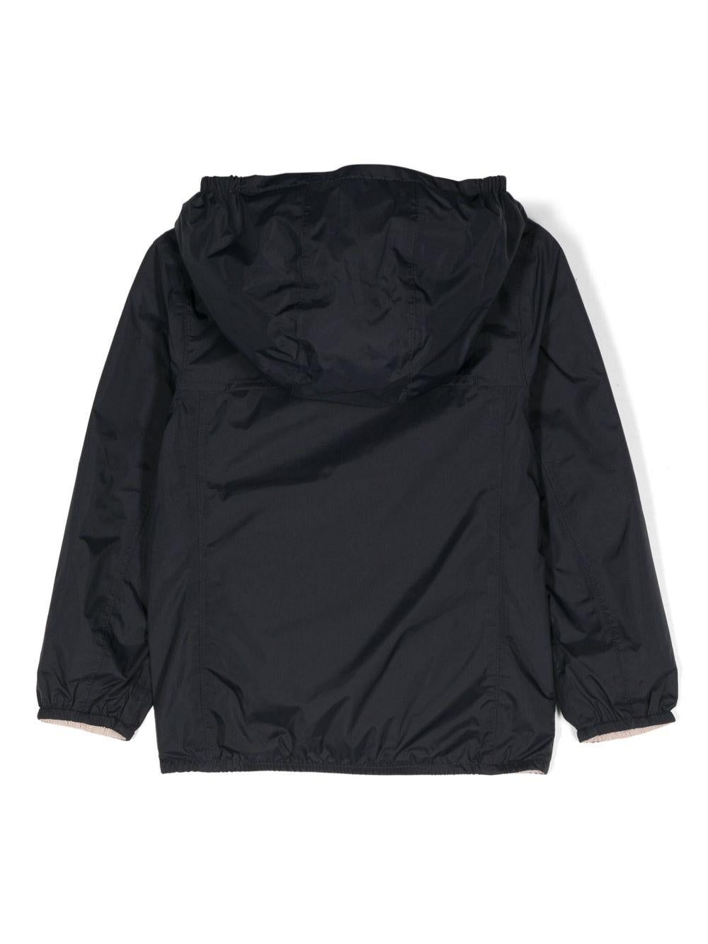 Giubbotto blu/rosa per bambina K61313W AOY K-Way Kids 