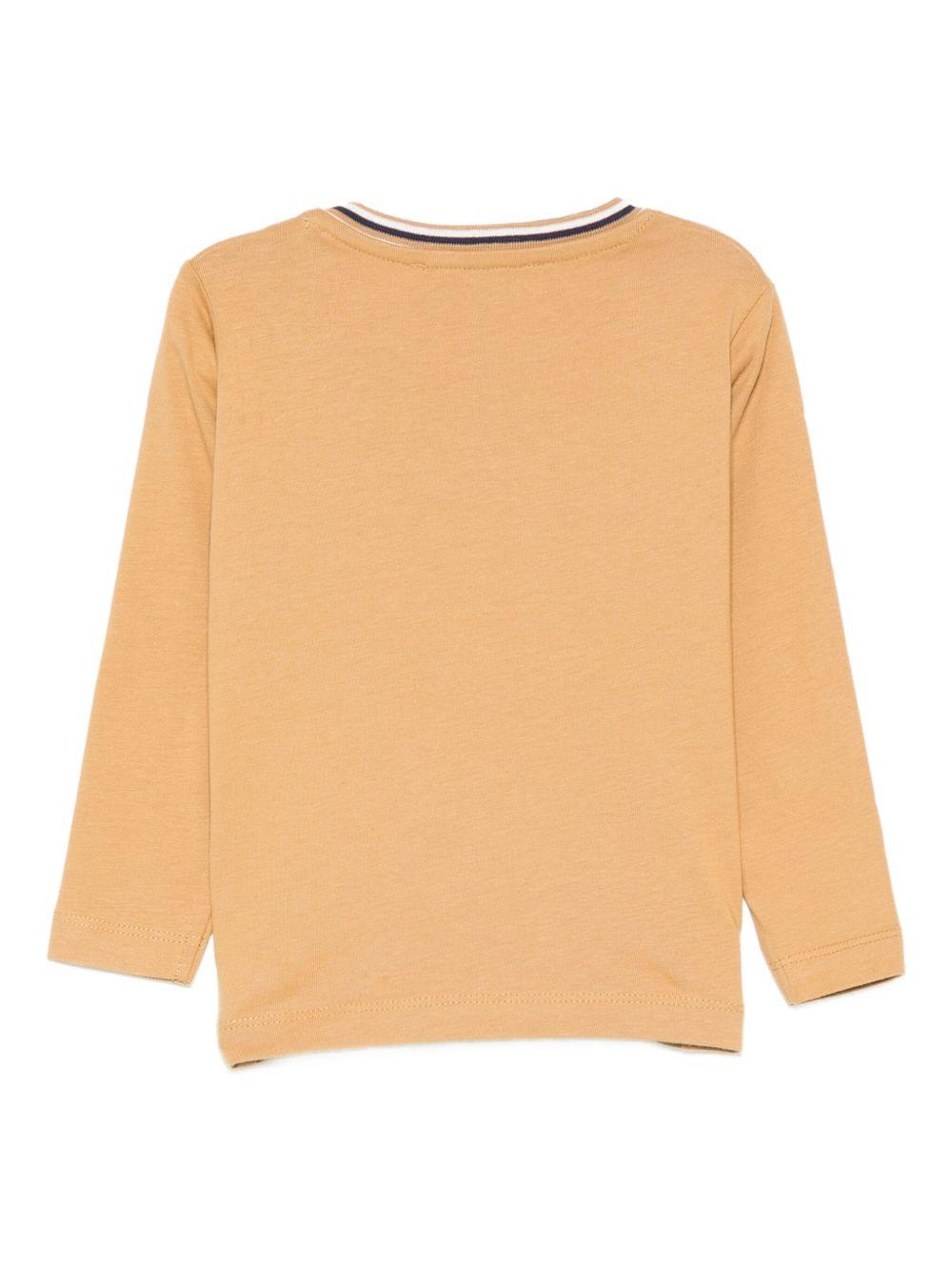 T-shirt marrone chiaro per neonato TIA25071TS APP Trussardi Kids 