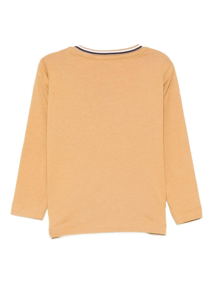 T-shirt marrone chiaro per neonato TIA25071TS APP Trussardi Kids 