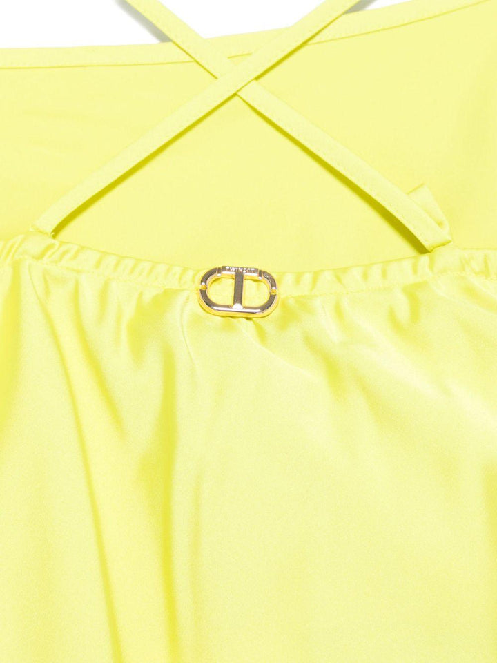 Abito giallo per bambina