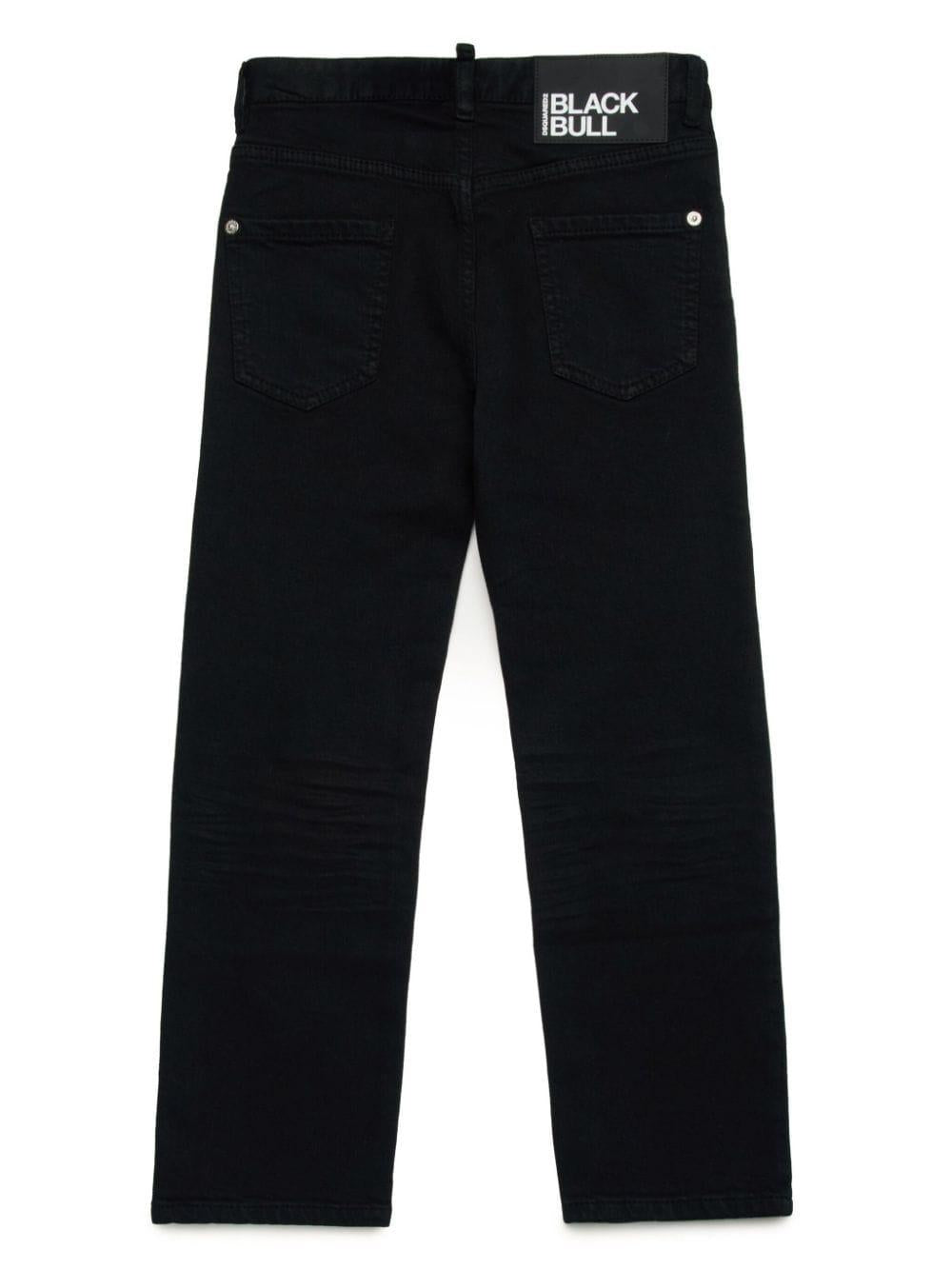 Jeans per bambino in cotone nero