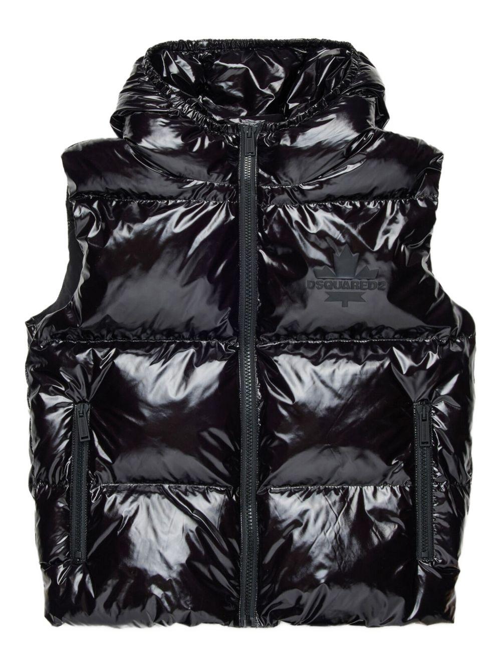 Gilet nero per bambino DQ3043D0ADY DQ900 Dsquared2 Kids 