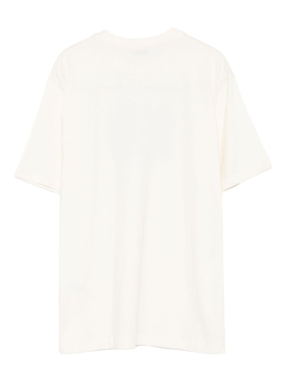 T-shirt bianco per bambino F5MSJBTH218 013 Msgm Kids 