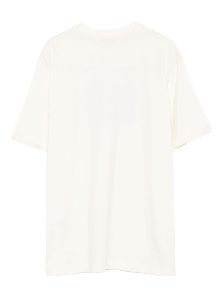 T-shirt bianco per bambino F5MSJBTH218 013 Msgm Kids 
